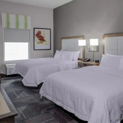 Отель Hampton Inn And Suites By Hilton Columbus Scioto Downs 2* Стандартный номер с различными типами кроватей