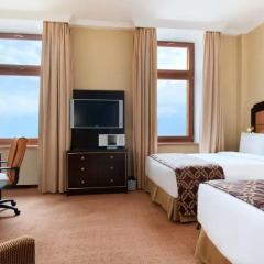 Гостиница Hilton Москва Ленинградская 5* Номер Делюкс с различными типами кроватей фото 7