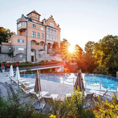 Отель Schloss Monchstein Зальцбург бассейн фото 3