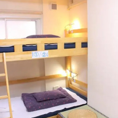 Отель K's House Tokyo Кровать в общем номере фото 8