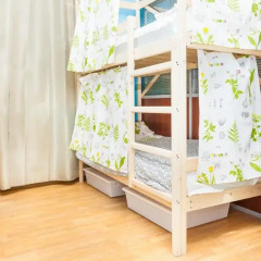 Гостиница Hostels Rus Golovinskiy Кровать в общем номере с двухъярусной кроватью