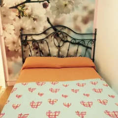 Отель Go Bcn Hostal Ideal Badal Стандартный номер с различными типами кроватей (общая ванная комната) фото 11