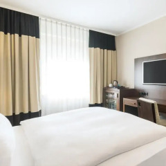 Hotel NH Düsseldorf City Nord 4* Стандартный номер разные типы кроватей фото 17