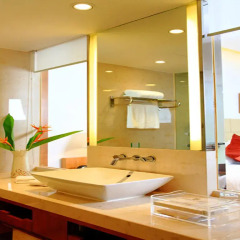 Отель Mingshen Golf & Bay Resort Sanya 4* Стандартный номер с различными типами кроватей фото 4