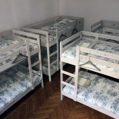 Хостел BK Hostel Кровать в общем номере с двухъярусной кроватью фото 7