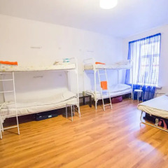 Хостел Online Кровать в общем номере с двухъярусной кроватью фото 21