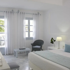 Отель Santorini Kastelli Resort 5* Улучшенный номер с различными типами кроватей фото 8