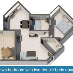 Апартаменты Artemis Cynthia Complex Апартаменты с 2 отдельными кроватями фото 2