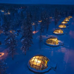Отель Kakslauttanen Arctic Resort - Igloos and Chalets 4* Стандартный номер с различными типами кроватей фото 5