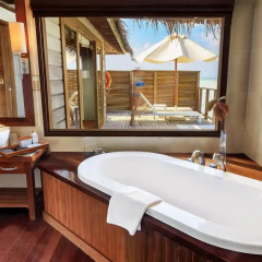 Отель Conrad Maldives Rangali Island 5* Улучшенная вилла с различными типами кроватей фото 5