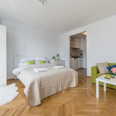 Апартаменты Rondo ONZ P&O Apartments Студия Делюкс с различными типами кроватей фото 2
