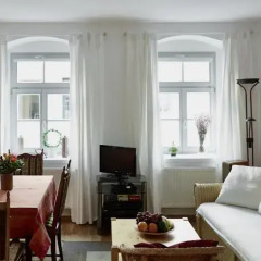 Отель Ferienwohnung Priessnitz Германия, Дрезден - отзывы, цены и фото номеров - забронировать отель Ferienwohnung Priessnitz онлайн комната для гостей фото 4