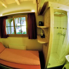 Отель Chalet Weidhaus Ferienwohnung & Zimmer Стандартный номер с различными типами кроватей
