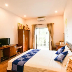 Отель Tra Que Riverside Homestay 2* Улучшенный номер с различными типами кроватей фото 2
