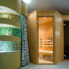 Отель Pensjonat Góralska Chata Закопане сауна