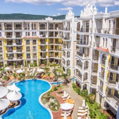 Отель Harmony Suites Monte Carlo Болгария, Солнечный берег - 1 отзыв об отеле, цены и фото номеров - забронировать отель Harmony Suites Monte Carlo онлайн бассейн фото 2