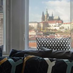 Отель JustPrague Apartment - Castle view Чехия, Прага - отзывы, цены и фото номеров - забронировать отель JustPrague Apartment - Castle view онлайн комната для гостей фото 5