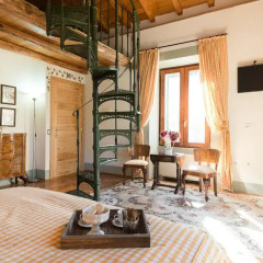 Отель La Locanda Di Borghetto Номер Делюкс с различными типами кроватей фото 9