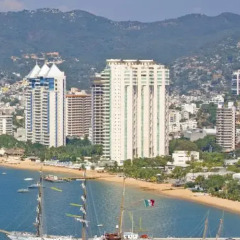 Отель Pent House Condo in Acapulco пляж фото 2