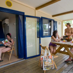 Отель Camping Village Roma Шале с различными типами кроватей фото 5