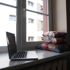 Отель Amber Rooms Стандартный номер с двуспальной кроватью (общая ванная комната) фото 7