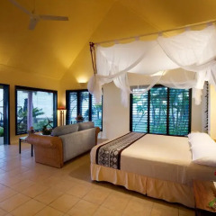 Отель Fiji Hideaway Resort and Spa 3* Бунгало с различными типами кроватей фото 3