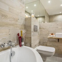 Отель Domki KarpielÓwka Luxury Chalet Косцелиско ванная фото 2