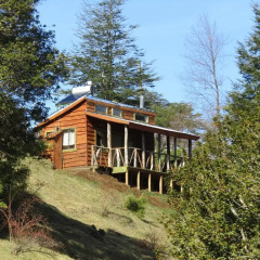 Отель Refugio De MontaÑa Kultrun Mawida Шале с различными типами кроватей фото 16