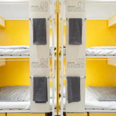 Flow Hostel Кровать в общем номере с двухъярусной кроватью фото 8