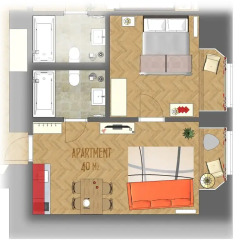 Отель EPIFANIE - apartments Чехия, Прага - отзывы, цены и фото номеров - забронировать отель EPIFANIE - apartments онлайн интерьер отеля фото 2