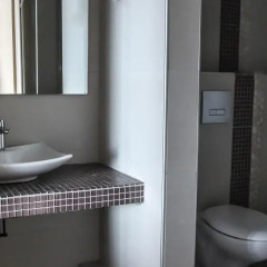 Отель Flegra Beach Boutique Apartments Греция, Кассандра - отзывы, цены и фото номеров - забронировать отель Flegra Beach Boutique Apartments онлайн ванная фото 2