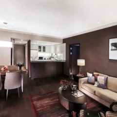 Отель Oakwood Premier Coex Center Улучшенные апартаменты с различными типами кроватей фото 3