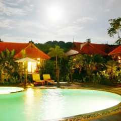 Отель Chaw Ka Cher Tropicana Lanta Resort 3* Стандартный номер с различными типами кроватей фото 9