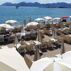 Отель Azur Cannes Le Romanesque пляж фото 2