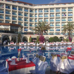 Annabella Diamond Hotel & Spa Турция, Аланья - отзывы, цены и фото номеров - забронировать отель Annabella Diamond Hotel & Spa - All Inclusive онлайн бассейн фото 2