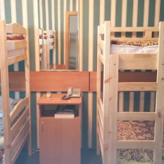 Гостиница Парадиз 3* Кровать в мужском общем номере с двухъярусной кроватью фото 4