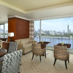 Отель The Nile Ritz-Carlton, Cairo 5* Номер Делюкс с различными типами кроватей фото 4