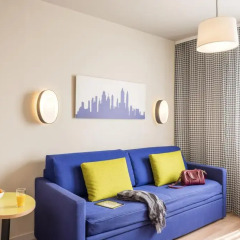 Отель Aparthotel Adagio access Paris Massy Gare TGV 3* Студия с различными типами кроватей
