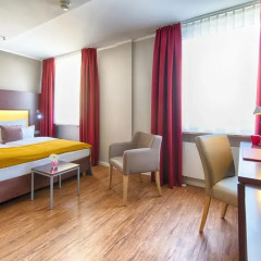 Отель Leonardo Hotel München City Center Германия, Мюнхен - 2 отзыва об отеле, цены и фото номеров - забронировать отель Leonardo Hotel München City Center онлайн комната для гостей фото 3