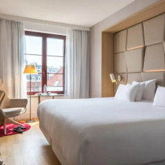 Отель NH Collection Brussels Grand Sablon 4* Стандартный номер с различными типами кроватей фото 4
