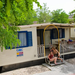 Отель Camping Village Roma Шале с различными типами кроватей фото 6