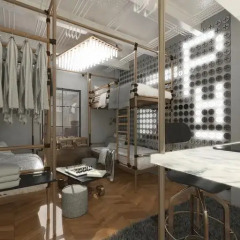 Отель The Printing House Poshtel 2* Кровать в общем номере с двухъярусной кроватью фото 4