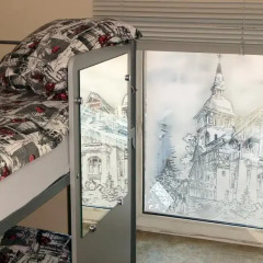 Хостел Krow Hostel Кровать в общем номере с двухъярусной кроватью фото 11