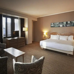 Отель Hilton Milan 4* Представительский номер с различными типами кроватей фото 3