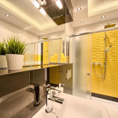Отель VisitZakopane Island Apartments Польша, Закопане - отзывы, цены и фото номеров - забронировать отель VisitZakopane Island Apartments онлайн ванная фото 2