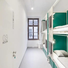 Flow Hostel Кровать в общем номере с двухъярусной кроватью фото 9