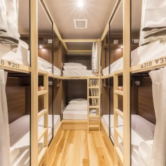 EAST57 ASAKUSABASHI - Hostel Кровать в мужском общем номере с двухъярусной кроватью фото 2
