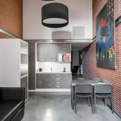 Апартаменты Barcelona Apartment Republica Студия Делюкс с двуспальной кроватью фото 4
