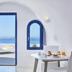 Chromata Santorini Hotel 5* Стандартный номер с различными типами кроватей фото 5
