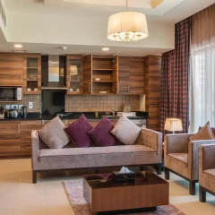 Dunes Hotel Apartments Oud Metha 4* Студия с двуспальной кроватью фото 11